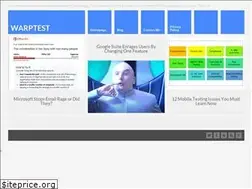 Sites similar to warptest.com