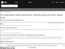 Sites similar to warrantyinfo.ea.com