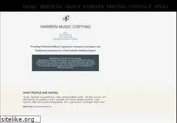 Sites similar to warrenmusiccopying.com