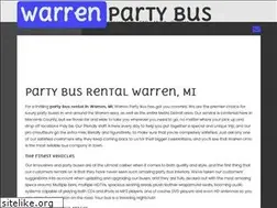 Sites similar to warrenpartybus.com