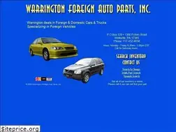 Sites similar to warringtonforeignautoparts.com