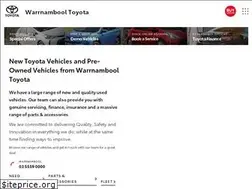 Sites similar to warrnambooltoyota.com.au