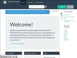 Sites similar to warrock-database.com