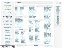 Sites similar to warsaw.craigslist.pl