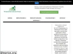 Sites similar to warsztatanalityka.pl