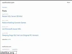 Sites similar to warthurton.com