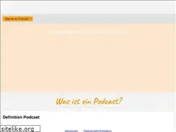 Sites similar to was-ist-ein-podcast.de