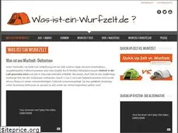 Sites similar to was-ist-ein-wurfzelt.de