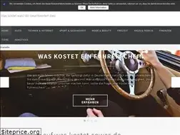 Sites similar to was-kostet-sowas.de