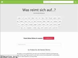 Sites similar to was-reimt-sich-auf.de