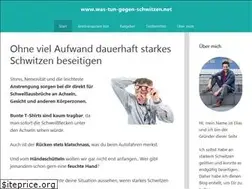 Sites similar to was-tun-gegen-schwitzen.net