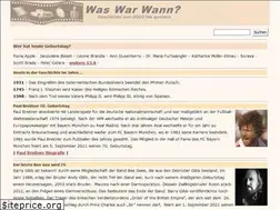 Sites similar to was-war-wann.de