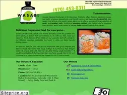 Sites similar to wasabi-breckenridge.com