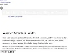 Sites similar to wasatchmountainguides.com
