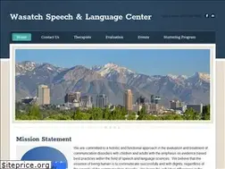 Sites similar to wasatchspeech.com