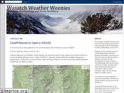 Sites similar to wasatchweatherweenies.blogspot.com