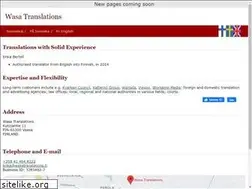 Sites similar to wasatranslations.fi