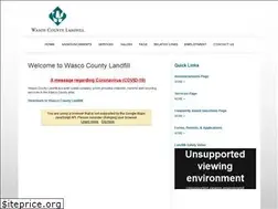 Sites similar to wascocountylandfill.com