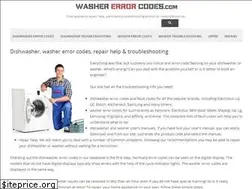 Sites similar to washererrorcodes.com