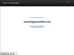 Sites similar to washingtonandlee.net