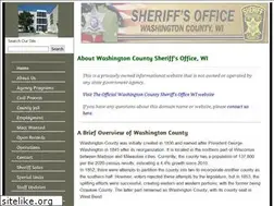 Sites similar to washingtoncountysheriffwi.org