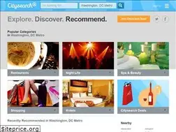 Sites similar to washingtondc.citysearch.com