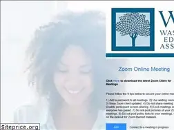 Sites similar to washingtonea.zoom.us