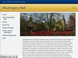 Sites similar to washingtonhall.nd.edu