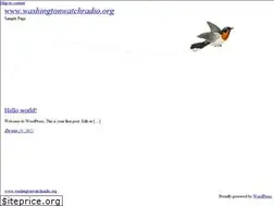 Sites similar to washingtonwatchradio.org