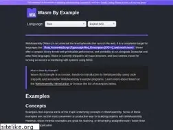 Sites similar to wasmbyexample.dev