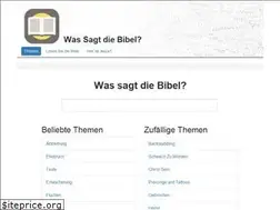 Sites similar to wassagtdiebibel.com