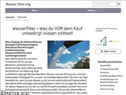 Sites similar to wasser-filter.org