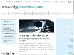 Sites similar to wasser-strahl-schneiden.de