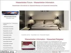 Sites similar to wasserbetten-forum.org
