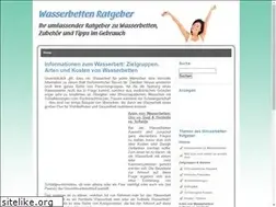 Sites similar to wasserbetten-ratgeber.info