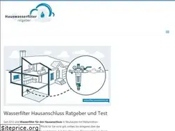 Sites similar to wasserfilter-hausanschluss.net
