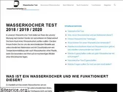 Sites similar to wasserkochertester.de