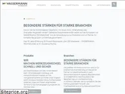 Sites similar to wassermann-technologie.de