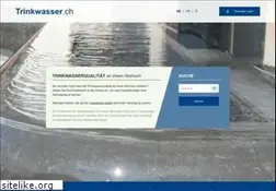 Sites similar to wasserqualitaet.ch