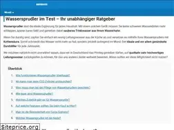 Sites similar to wassersprudler-im-test.de