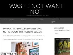 Sites similar to wastenotwantnot.wordpress.com