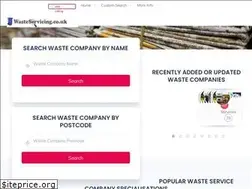 Sites similar to wasteservicing.co.uk