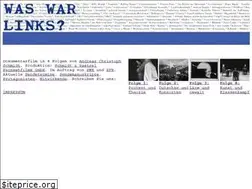 Sites similar to waswarlinks.de