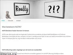 Sites similar to wat-betekent-notk.nl