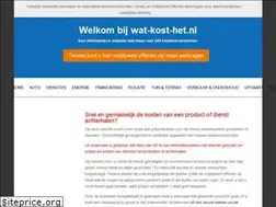 Sites similar to wat-kost-het.nl