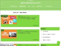 Sites similar to wata-blog.xyz