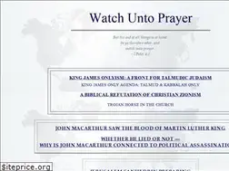 Sites similar to watch-unto-prayer.org