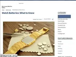Sites similar to watchbatterybuyers.com