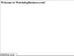 Sites similar to watchdogbusiness.com