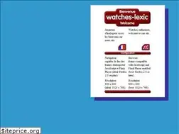 Sites similar to watches-lexic.ch